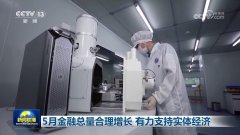 5月金融总量合理增长 有力支持实体经济